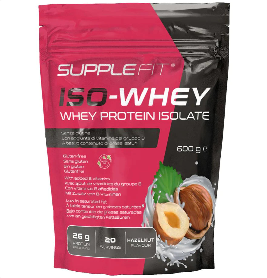 SUPPLEFIT ISO-WHEY MIT HASELNUSSGESCHMACK 600 G